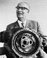 Willhelm Maybach Felix Wankel col primo motore rotativo Anche se oggi il motore a combustione interna è completamente diverso, in termini di