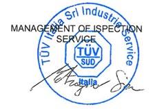 e pericolosi. Certification of the compliance of the product with the Technical Regulations applicable in the EuroAsec Customs Union (Russia, Kazakhstan, Belarus, Armenia).