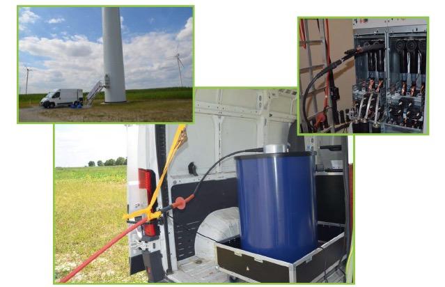 Test sul campo dei sistemi di energia sotterranei dei cavi di distribuzione Test dopo la posa / ricezione dei sistemi di cavi MV installati di recente.