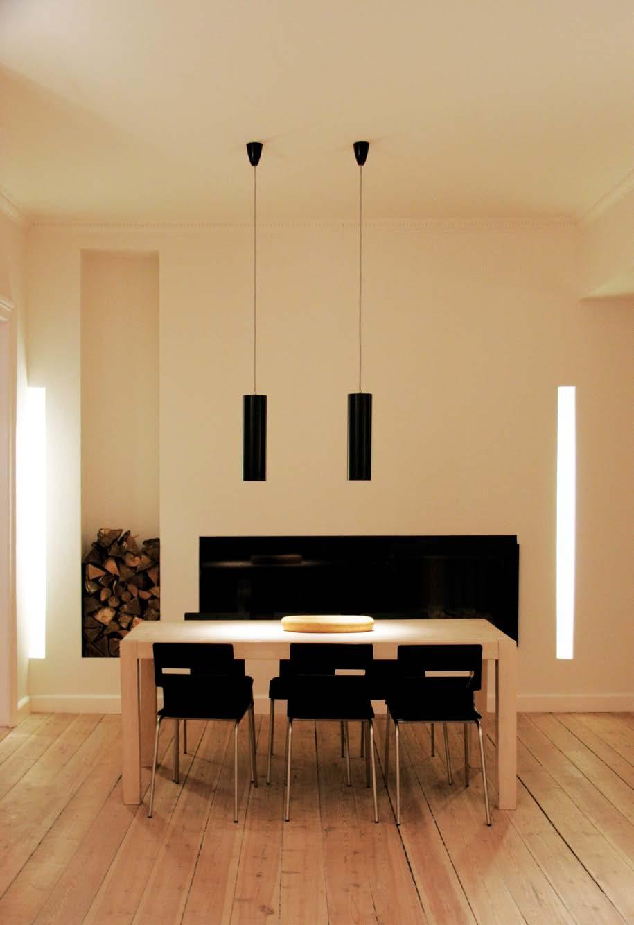 hanging pendant luminaire for indoor use IP20 made of polished or white, grey, black or bronze painted aluminium, with 3000mm long silicon wire with