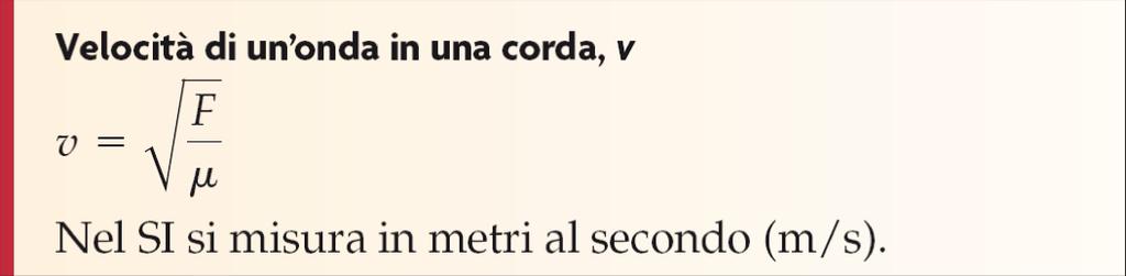 2. Onde su una corda Analisi dimensionale:!