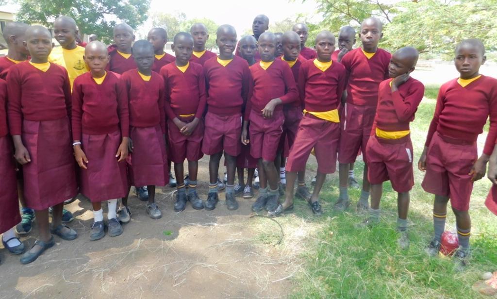 school uniforms. Uniform distribution is one of the activities that Dala Kiye in collaboration with We World Kenya Foundation carries out in ensuring proper wellbeing for the OVC.