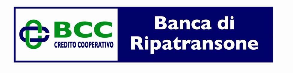 Banca di Ripatransone-Credito Cooperativo Soc. Cooperativa Sede Sociale in C.V.Emanuele II N.45 63038 Ripatransone (AP) iscritta all Albo delle Banche al n. 861.