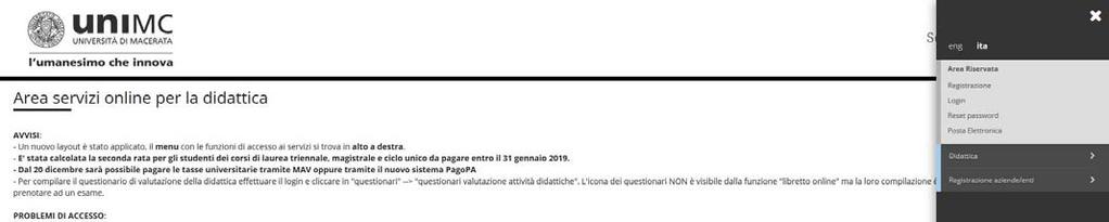 altrimenti utilizza la voce registrazione per inserire i tuoi