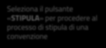 seguenti funzionalità: Dettaglio Stipula Seleziona il pulsante