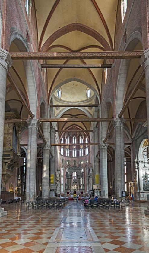 IL 300: VENEZIA SOSPESA (il biglietto d ingresso alla chiesa dei Santi Giovanni e Paolo è da acquistare a parte) Come riuscirono i Veneziani a tirar su chiese gotiche su tanta instabilità?
