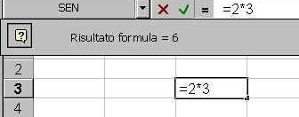 FORMULE (I) Una formula inizia per = (altrimenti viene interpretata come testo) Operatori: numerici, di confronto, di testo, di riferimento Operandi: valori costanti, celle Funzioni Se una cella