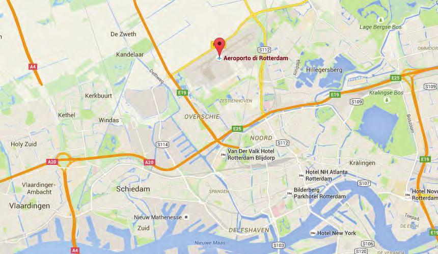 POSIZIONE Il luogo scelto per la realizzazione del cantiere è la zona portuale di Schiedam (Rotterdam), a ridosso del canale Nieuwe Maas.