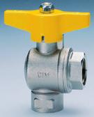 CIM 9 e rubinetti per gas 0052209 30 229 G - Valvola a sfera a squadra per gas, 1/2 x 1/2 229G1/2X1/2 18,966 0052211