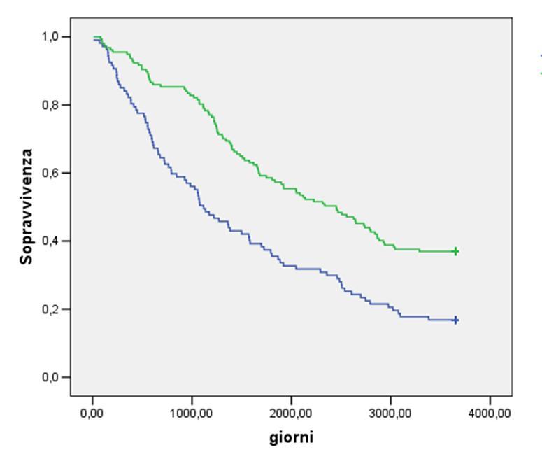 Risultati Sopravvivenza a 10 anni in