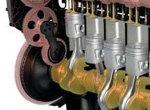 Il motore Cursor 9, con una cilindrata di 8,7 litri e un architettura a sei cilindri in linea,