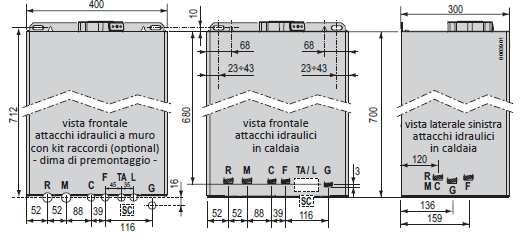 VISUALIZZAZIONI Circolatore 1. Accendere la caldaia in modo INVERNO aeattivare la richiesta di riscaldamento (per attivare il circolatore). 2.