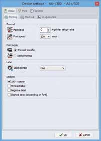 L interfaccia Designer e il codice JScript sono sincronizzati in tempo reale. È possibile integrare funzioni speciali come il Database Connector o anche i dispositivi di verifica di codici a barre.