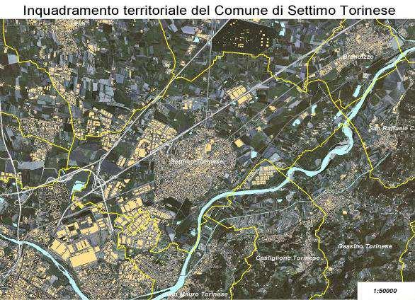 1.5 Inquadramento territoriale del Comune di Settimo Torinese Torino Figura 29 - Inquadramento territoriale del Comune di Settimo T. Evoluzione delle popolazione residente 47.8 47.6 47.4 47.2 47. 2.215.