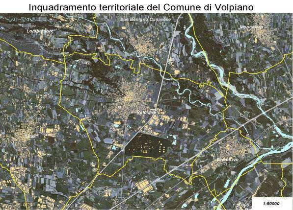 1.6 Inquadramento territoriale del Comune di Volpiano Figura 36 - Inquadramento territoriale del Comune di Volpiano Evoluzione delle popolazione residente 15.5 15. 2.297.598 2.35. 2.3. 14.5 14. 13.