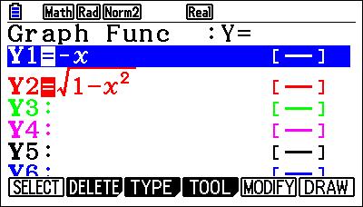 Uso il Metodo grafico, rappresentando in un riferimento cartesiano la circonferenza goniometrica e la retta y = x, ponendo cos(πt) = x e sin(πt) = y.