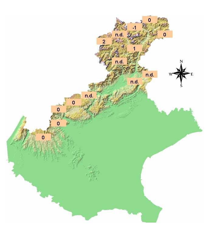 CONDIZIONI DI INNEVAMENTO DELLE DOLOMITI E PREALPI VENETE 3 settemb