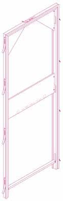 PORTA FILOMURO > PRONTA CONSEGNA PORTA FILOMURO > TELAIO PORTA LISTINO PREZZI (IVA ESCLUSA) LISTINO PREZZI (IVA ESCLUSA) PORTA STANDARD PRONTA CONSEGNA Telaio spingere/tirare muratura/cartongesso