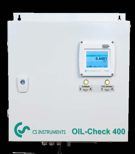 OIL-Check 400 - versione stazionaria OIL-Check 400 Misura del contenuto di olio residuo sotto forma di vapori da 0,001 2,5 mg/m³, 3 16 bar.