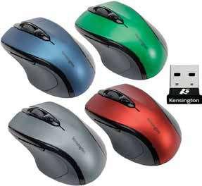 Contattaci al numero 0161.880.880 Mouse Ergonomici Ancora più scelta su www.staples.it Mouse Pro-Fit Wireless Mouse ergonomico sagomato, per un impugnatura affidabile e confortevole.