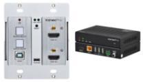 863,00 KNX WP2X1HDUSBC (WP-2X1HDUSBC) Switcher 3x1 ed extender HDBT da pannello. Dispone di ingressi HDMI 2.0 4K, USB-C, IR e RS-232 bidirezionale.