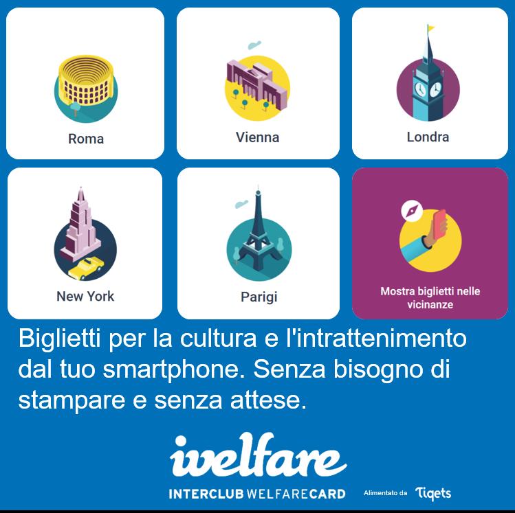 GRANDE NOVITÀ Biglietti per la cultura e l'intrattenimento dal tuo smartphone. Senza bisogno di stampare e senza attese. Grandissima novità nel 2019!