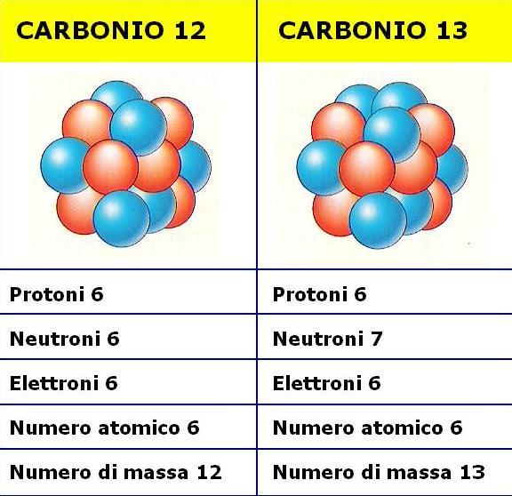 UNITA DI MASSA ATOMICA Nel confronto tra le diverse masse degli atomi si rende necessario l intervento di un unità di misura detta unità di massa atomica (u).