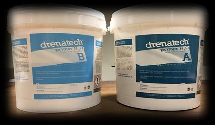 Drenatech Primer H 2 O primer bicomponente in emulsione acquosa da utilizzare prima di