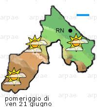 bollettino meteo per la provincia di Rimini weather forecast for the Rimini province costa coast Temp MAX 29 C 27 C Vento Wind 32km/h 37km/h costa coast Temp.