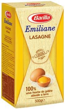 LASAGNE GIALLE EMILIANE BARILLA 500 g 1,55 3,10