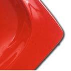 Melamina 100% RED SENSATION MELAMINE Coppa Obliqua Red Sensation Ø 20,3 x h. 8,3 B788RSP Ø 30,5 x h. 15,9 B790RSP Vassoio Rettangolare Red Sensation 30,5 x 25,4 x h.