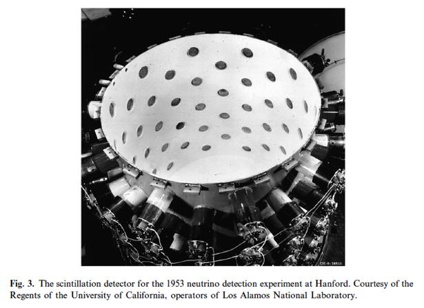 Cowan propongono un rivelatore per osservare gli antineutrini prodotti dal reattore di Savannah