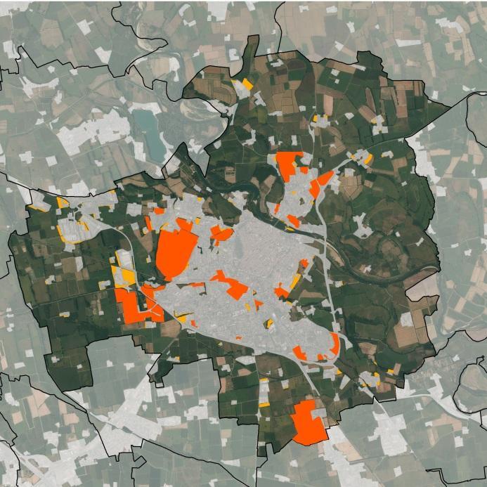 Comune di Lodi (LO) Espansione 168,91 totale 220,52 Trasformazioni dirette Completamento 0,35 Espansione 45,88 totale 46,23 Residuo Ambiti di Trasformazione (PGT) Riuso 2,19 Espansione 20,69