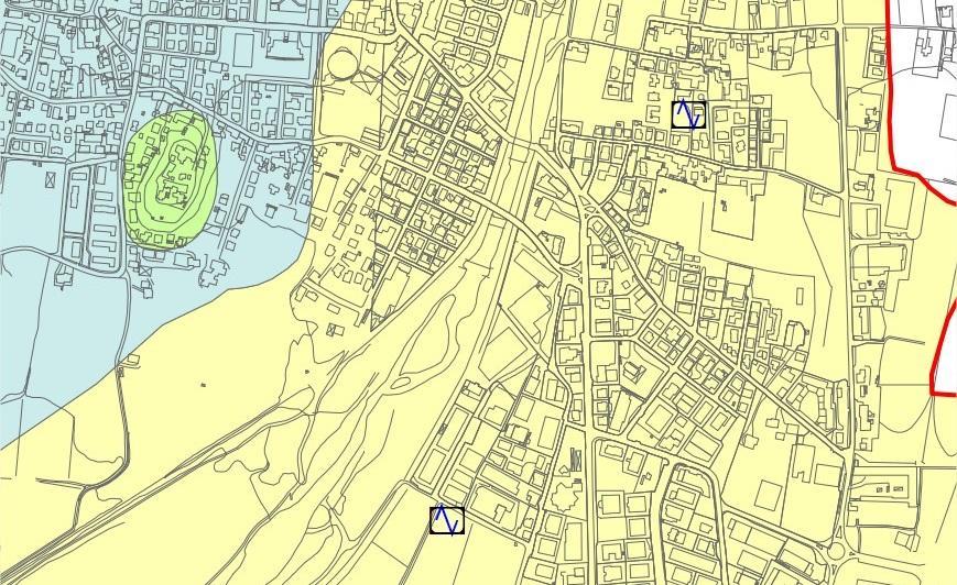prospettiva sismica, l area oggetto di studio ricade in zona 7 (gialla 2006) ovvero in una zona con un riporto antropico variabile 1-5