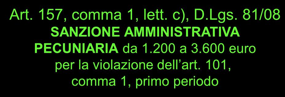 imprese esecutrici o dei lavoratori autonomi in relazione ai lavori da affidare, con le