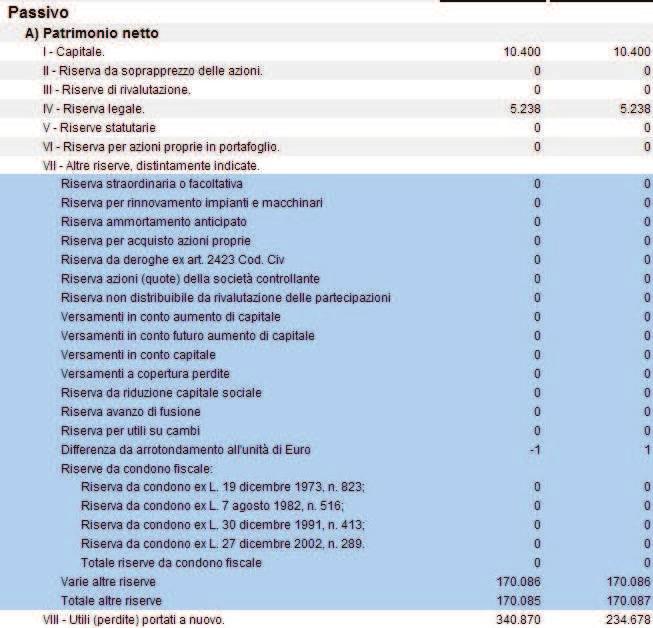 - 94 - Manuale di Aggiornamento 6 BILANCI 6.1 