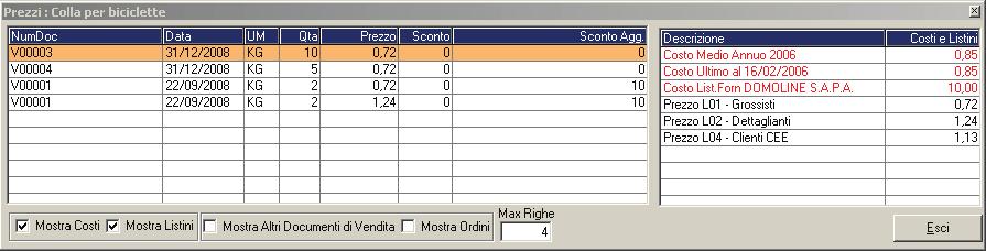 Ricordiamo che i documenti in modalità avanzata (NEW) richiedono l attivazione del relativo flag nella funzione Archivi Parametri Parametri della procedura, tabella