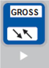 Nella modalità di menù il pulsante serve per spostarsi verso sinistra ( ) GW / NW Con il