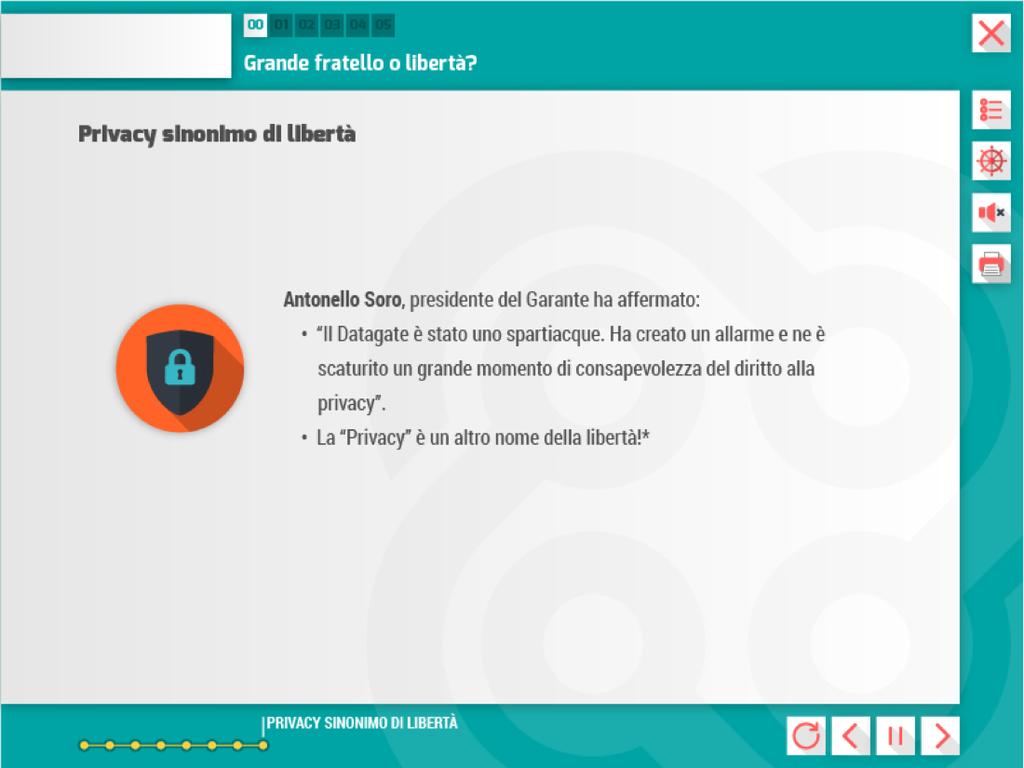 Antonello Soro, presidente del Garante ha affermato: Il Datagate è stato uno spar5acque.