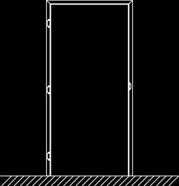 ZERO-in ZERO-out 1 BATTENTE, MANI DI APERTURA, TIPOLOGIE E MISURE ZERO-in 1 BATTENTE A SPINGERE ZERO-out 1 BATTENTE A TIRARE TIPOLOGIE CON E SENZA TRAVERSO STANDARD HCL SENZA TRAVERSO MISURE STANDARD