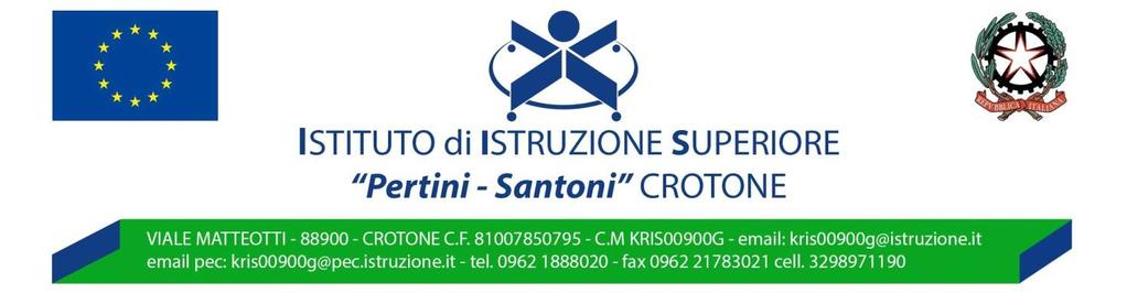 Circolare n 37 Crotone 7 maggio 2019 Ai Sigg. Docenti Al D.S.G.A. Al Personale ATA Sede Pertini Sede Santoni OGGETTO: Adozioni libri di testo per l anno scolastico 2019/2020 Indicazioni operative La nota prot.