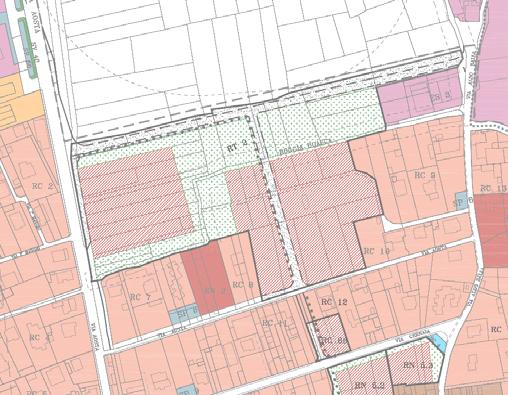 AREA RT2 Estratto di variante PRGC: ampio areale situato al