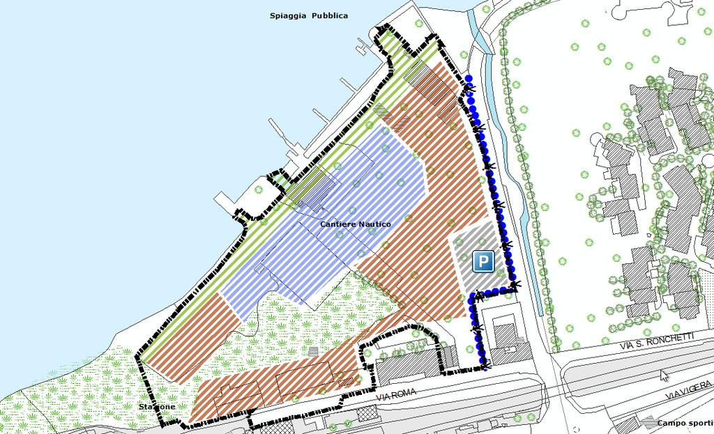 Area ex vetreria scheda 2/3 ASD4 Porto Indicazioni progettuali e prescrizioni particolari 2 6 1 2 4 3 9 8 3 7 3 5 1.