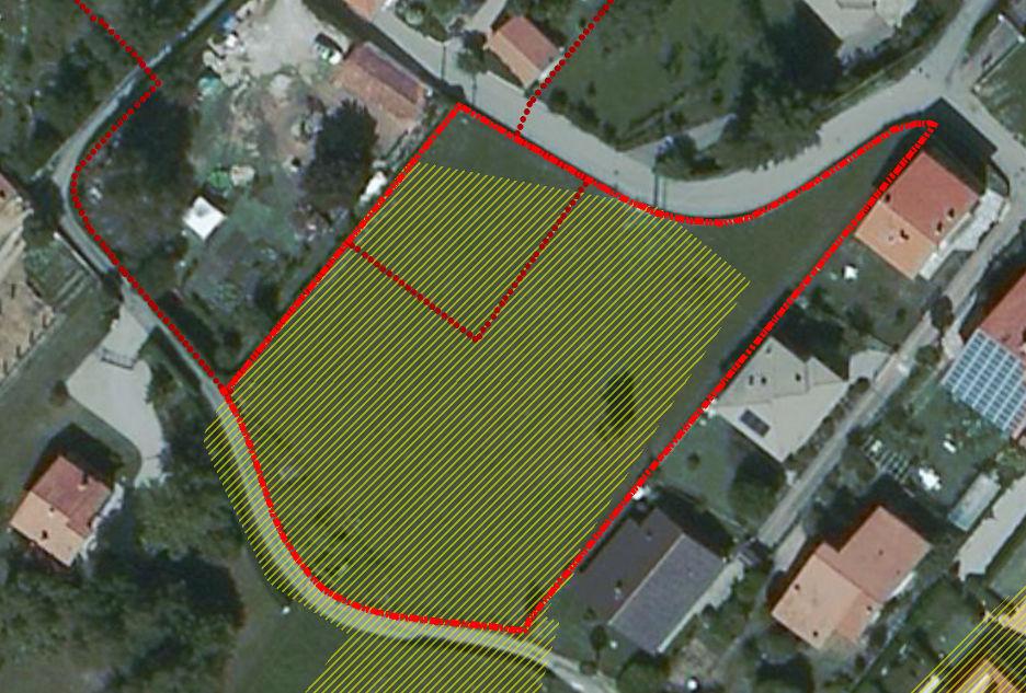 Area residenziale scheda 1/3 TR2 Musadino Inquadramento territoriale via delle Rose Obiettivi dell intervento Completamento del tessuto residenziale al margine est del nucleo storico di Musadino e