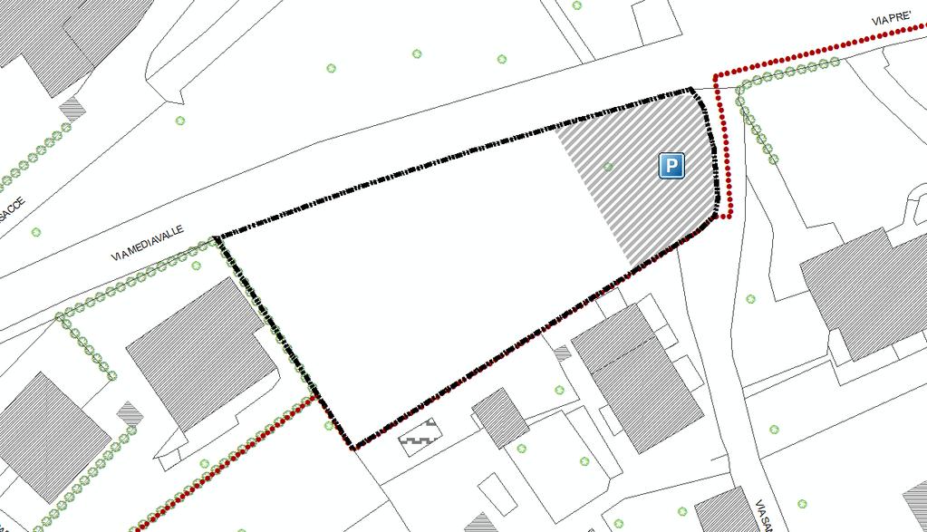 Area residenziale scheda 2/3 TR3 Musadino Indicazioni progettuali e prescrizioni particolari 2 1 1.