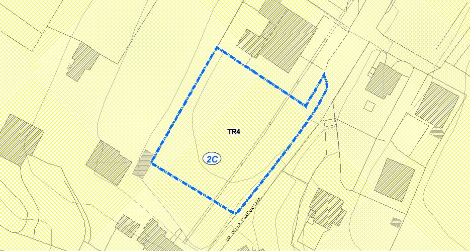 Area residenziale scheda 3/3 TR4 Domo Estratto studio geologico. Classi di fattibilità (rif.