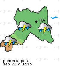 bollettino meteo per la provincia di Ravenna weather forecast for the Ravenna province costa coast Temp MAX 29 C 28 C 26 C Pioggia Rain 5mm 5mm 5mm Vento Wind 65km/h 63km/h 63km/h costa coast Temp.