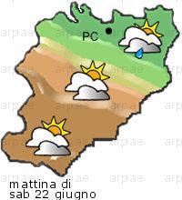 bollettino meteo per la provincia di Piacenza weather forecast for the Piacenza province Temp MAX 28 C 24 C Pioggia Rain 2mm 4mm Vento Wind 61km/h 59km/h Temp.