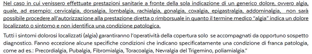 RICORDATI L ASSISTENZA SANITARIA RIMBORSUALE NON