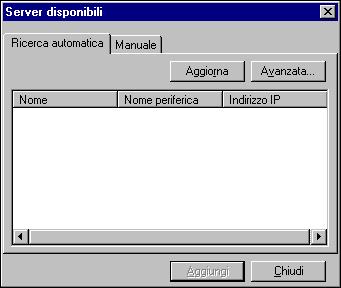 1-62 Installazione del software utente su un computer Windows Configurazione del collegamento per Command WorkStation La prima volta che si avvia Command WorkStation, verrà richiesto di configurare